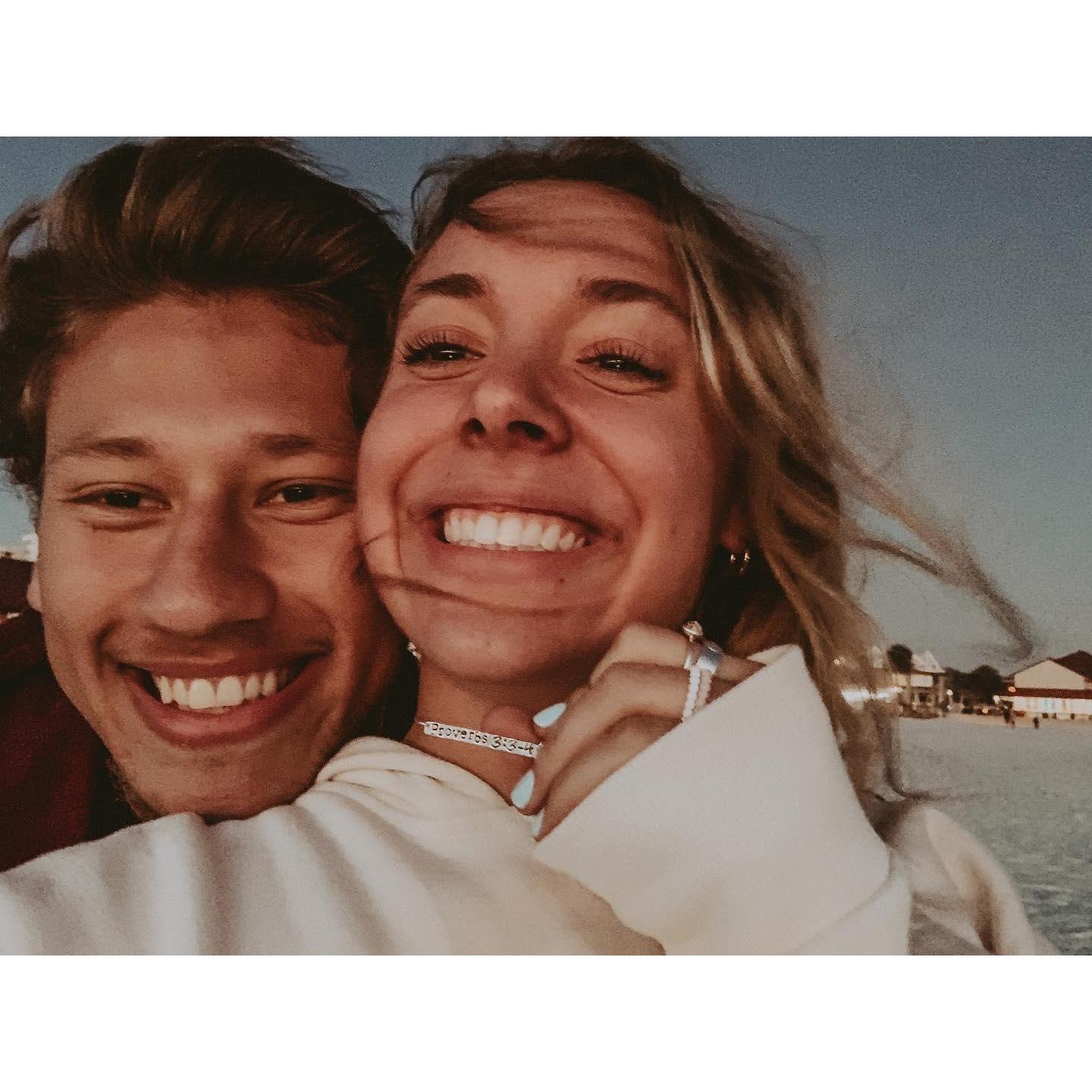 the day he asked me to be his girlfriend and we said "I love you" for the first time. 