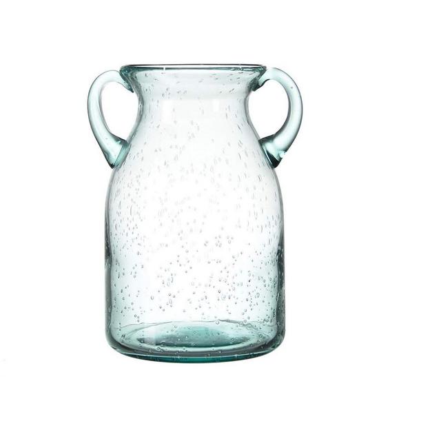 Noah Decoration Hand-Blown and Handmade Double Ear Vase Medium