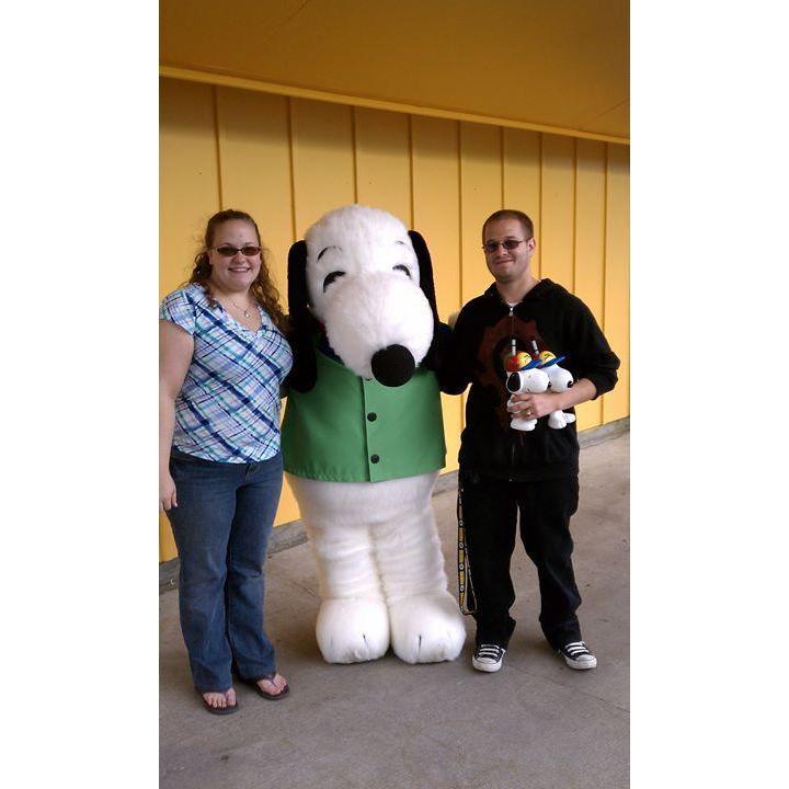 Kings Dominion with Snoopy