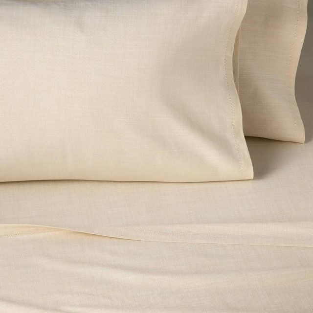 4pc King Woven Sheet Set Tan - Hearth & Hand™ with Magnolia