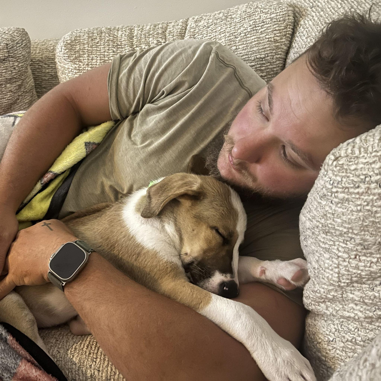 The day we got Rosco, our first puppy!