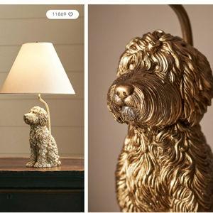 The Icon Table Lamp: Dog Edition: DOODLE
