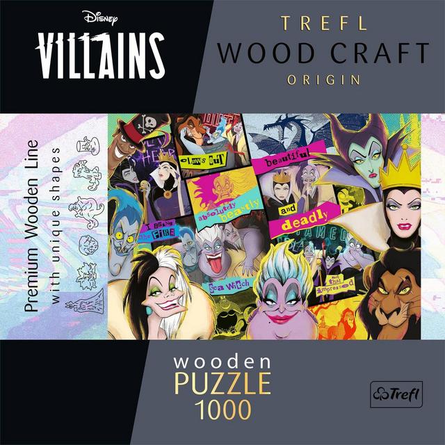 Trefl Disney Villians Jigsaw Puzzle - 1000pc