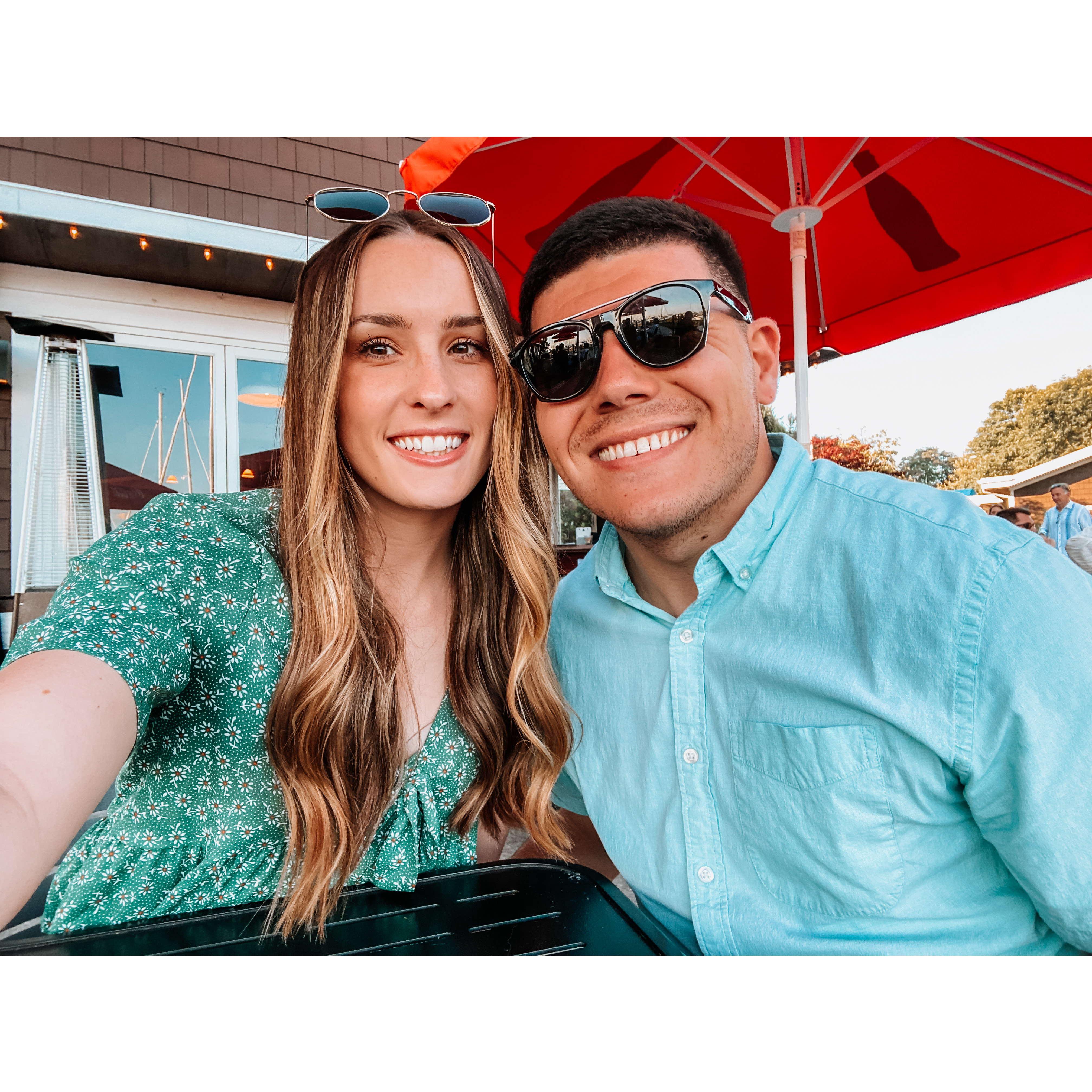 The day we closed on our 1st house together!