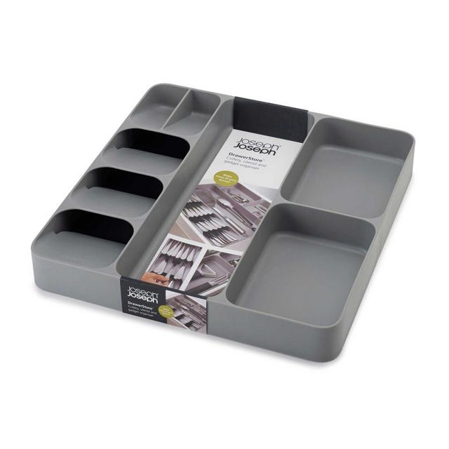 Joseph Joseph® DrawerStore™ Cutlery Organizer in Grey