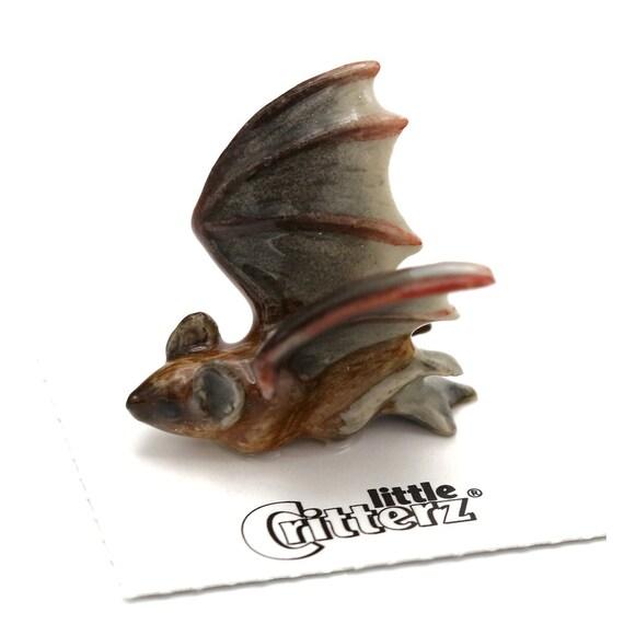 Cave Bat "Sonora" - miniature porcelain figurine