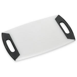 Oneida® Colourgrip® Charcoal Handle 16-Inch Cutting Boardin White