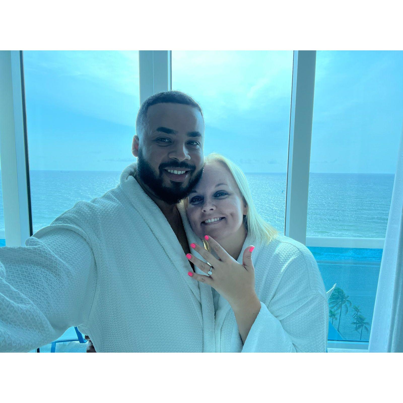 The day he proposed!
