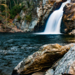 Linville Falls - Trail and Waterfall