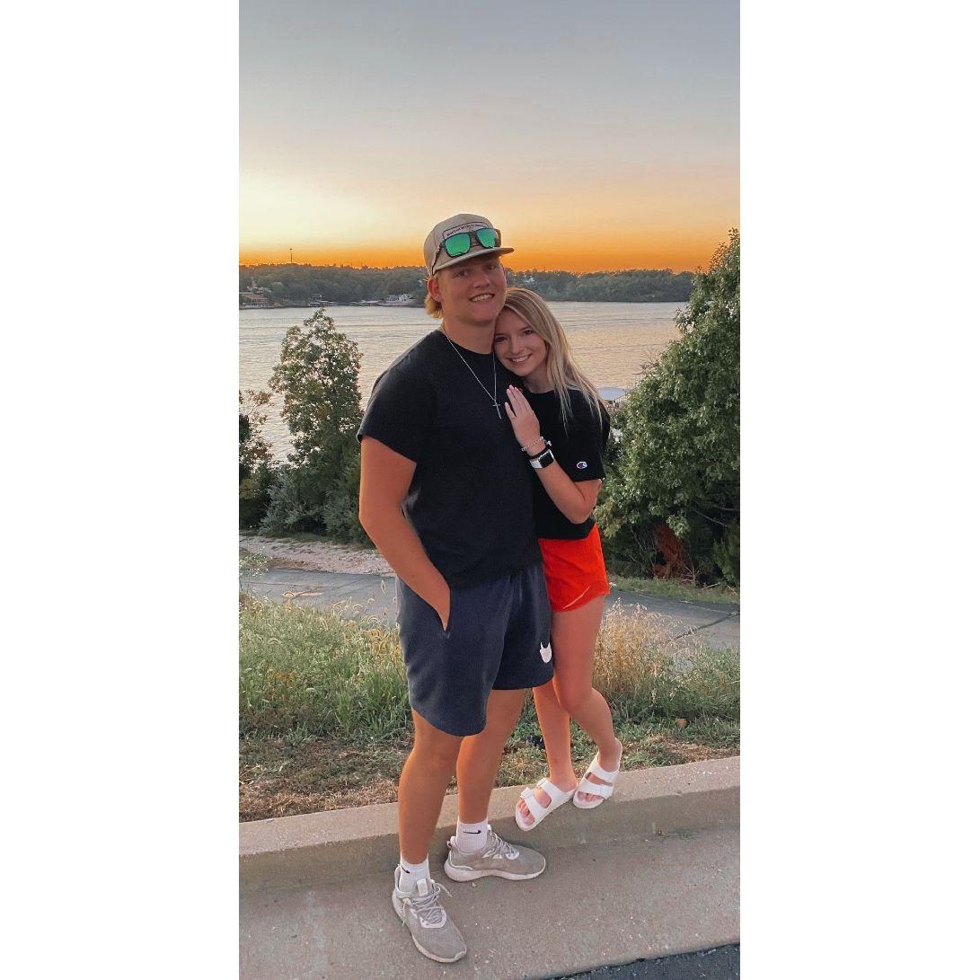 We went on our first trip together to the Ozark's!