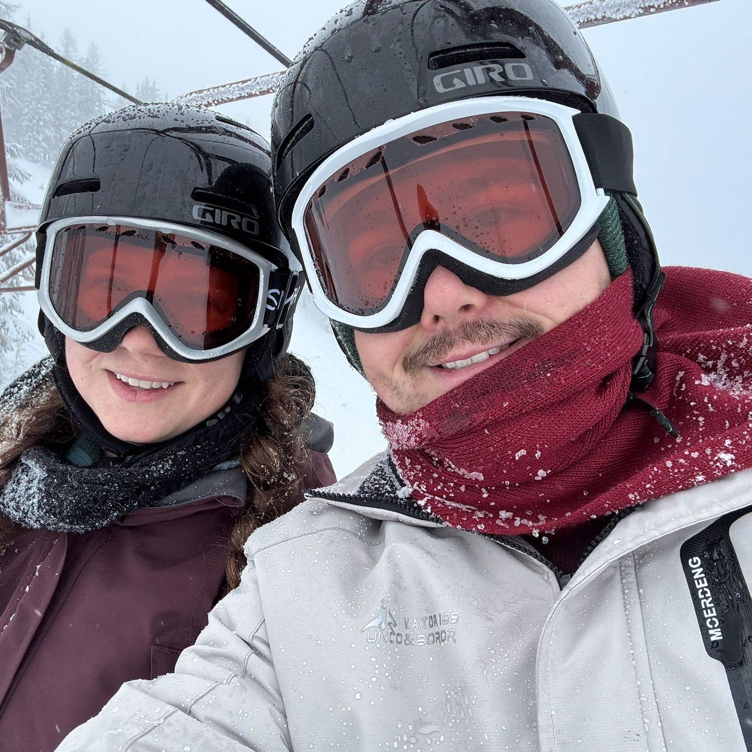 Our first time Skiing together!