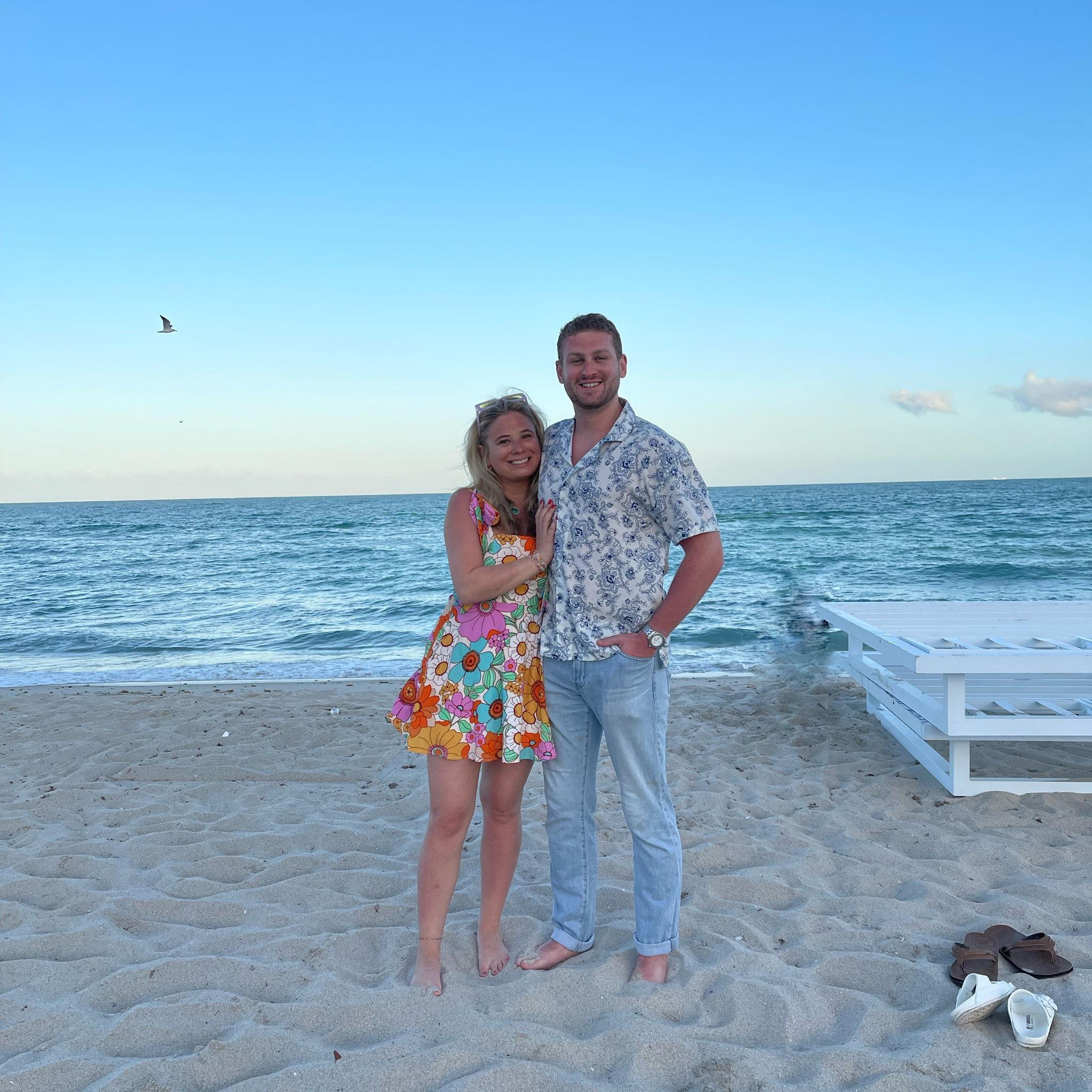 Our first trip together to Miami - Valentines Day 2022. The best day!!