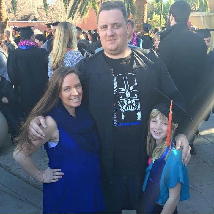 Matt's Graduration from San Jose State & me pregnant with hunter!!