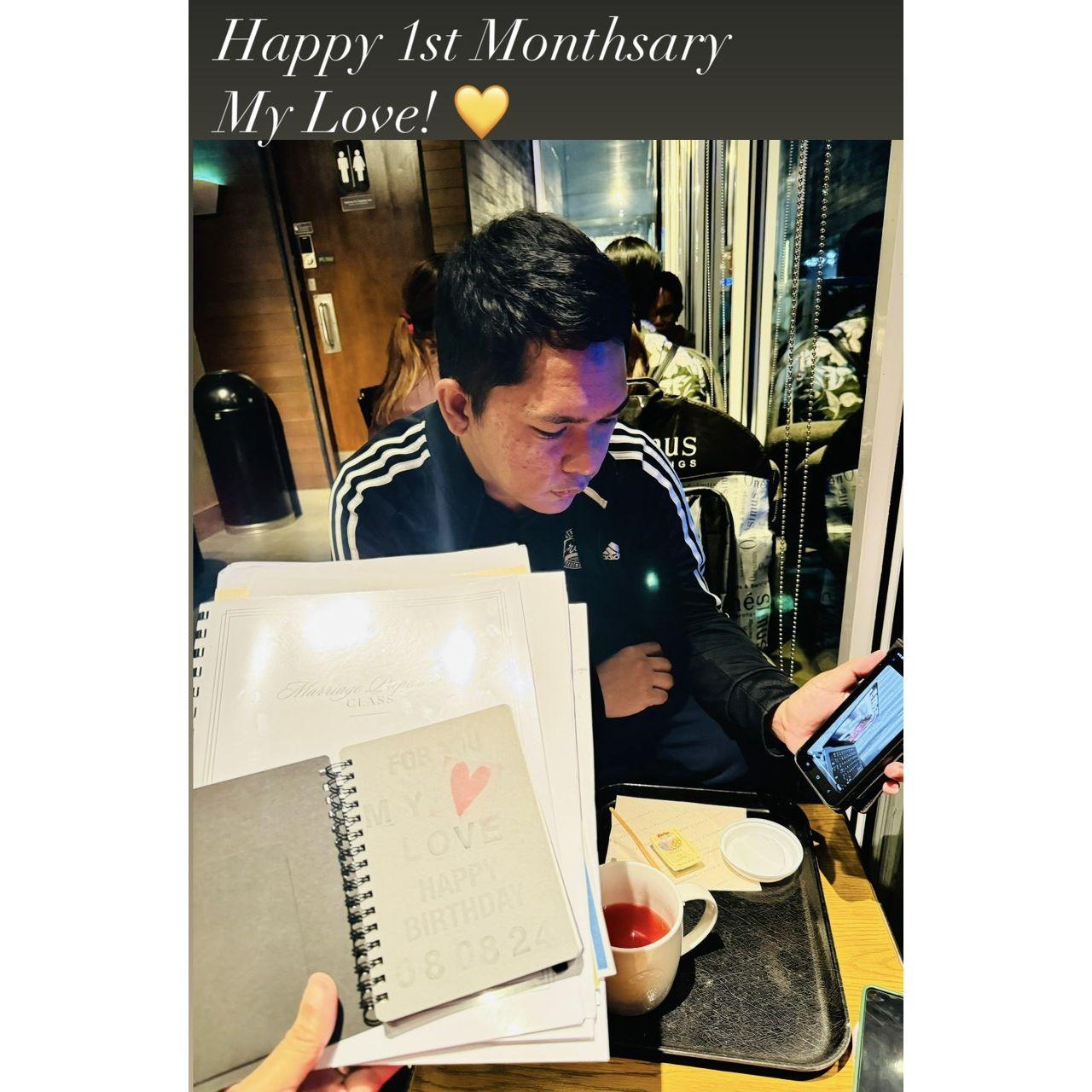 Happy First Monthsary Love!