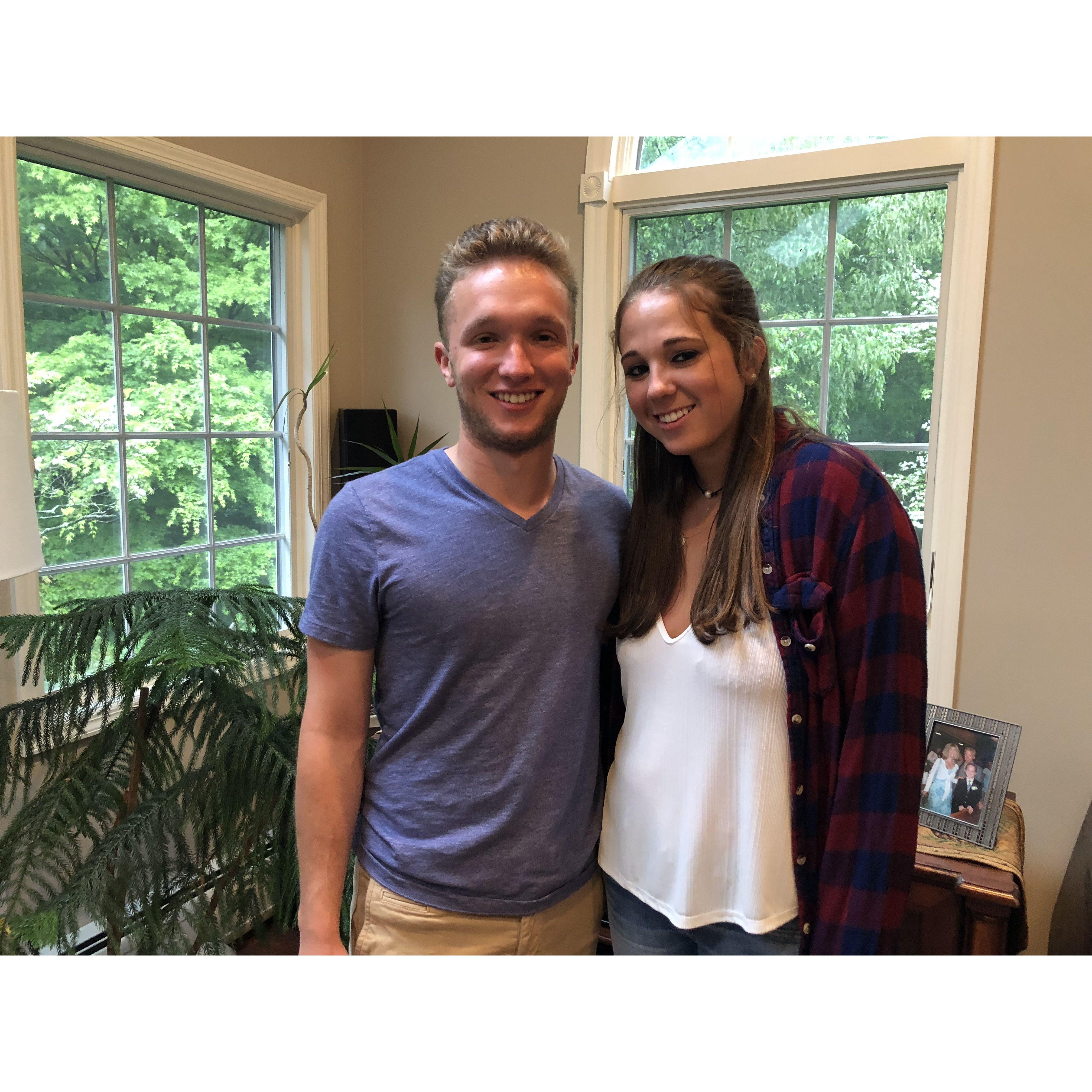 May 19, 2018 - Whitney & Luke went to their first concert together - Dierks Bentley, with LANCO & Brothers Osborne