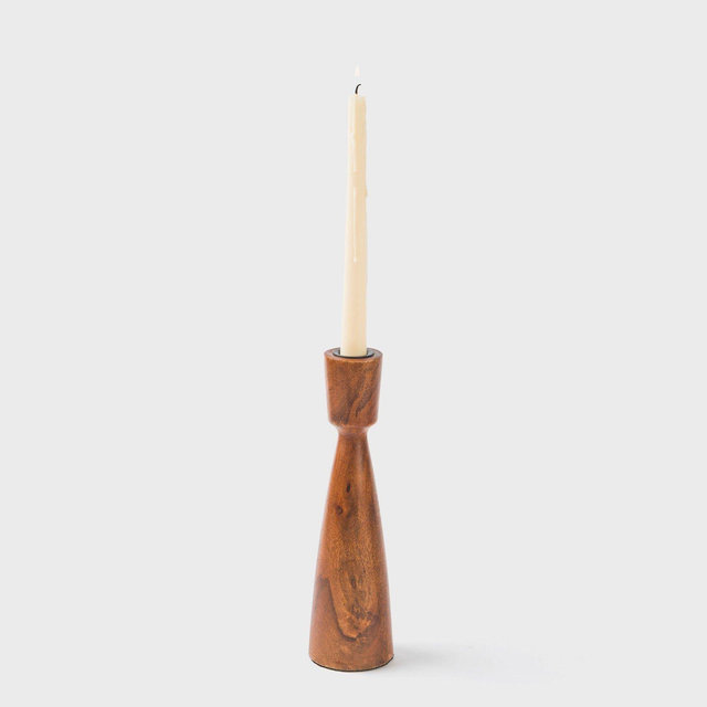 Mela Artisans Hearth Taper Candlestick, Large