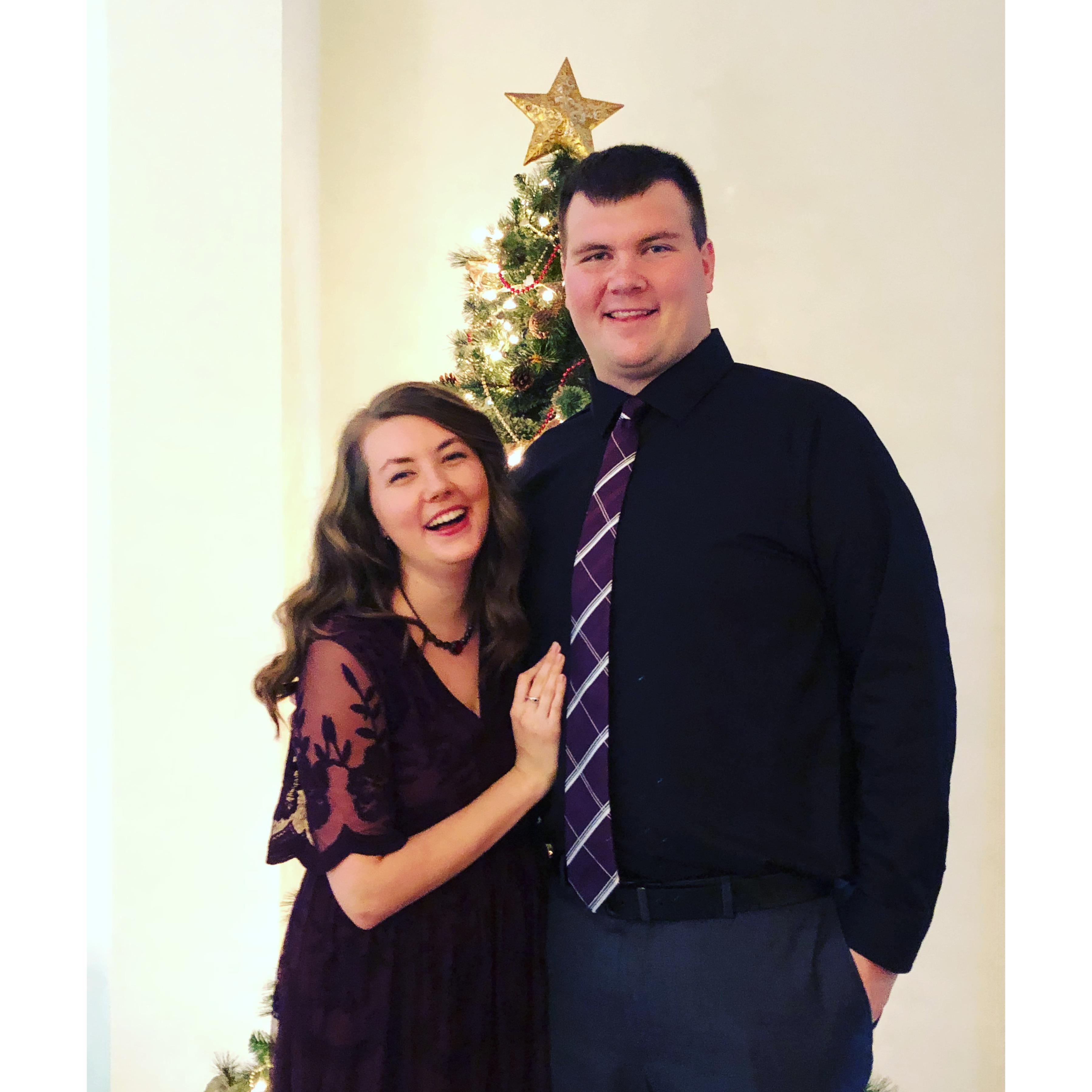 All dressed up for a friend's wedding!