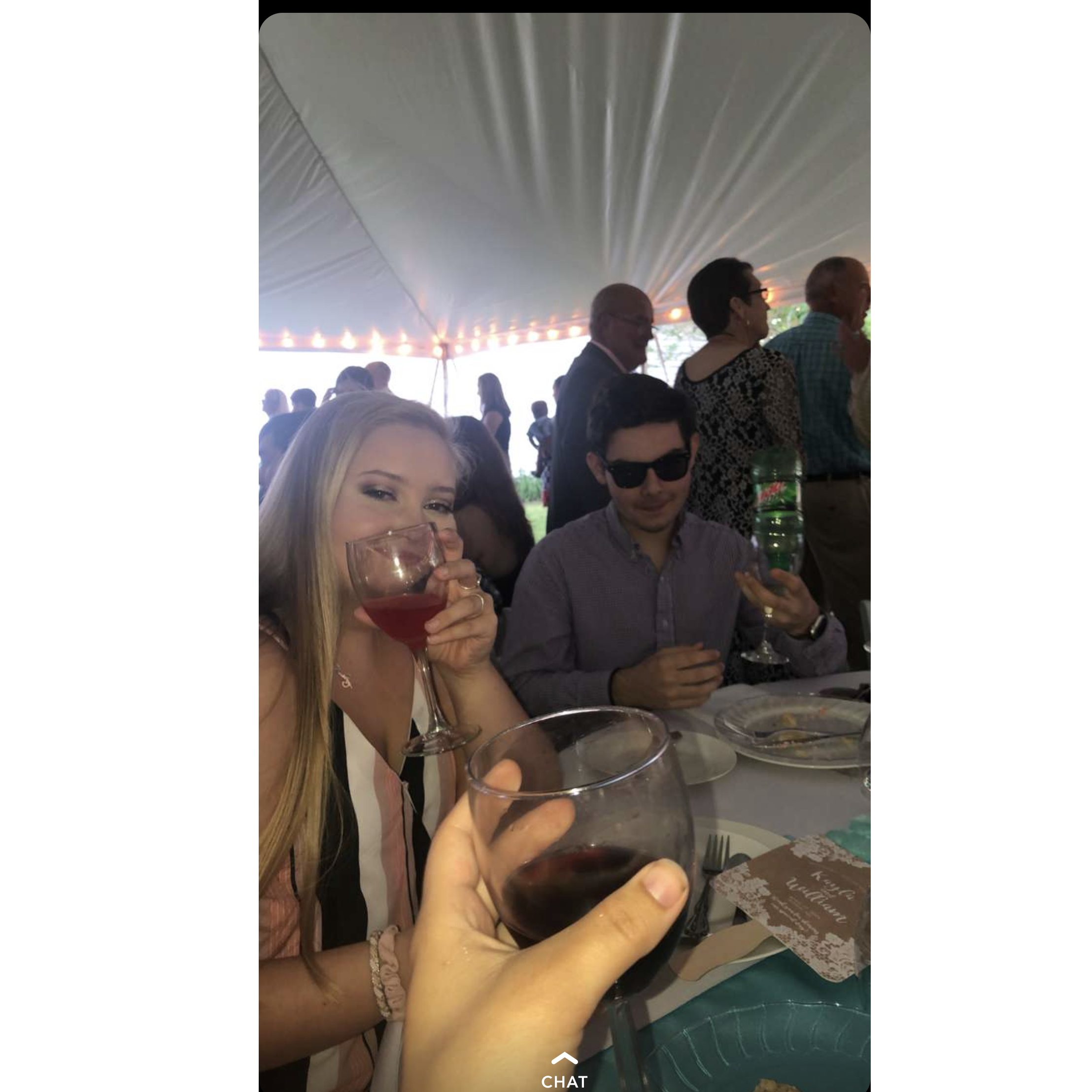 Aubrey and Jacob's first picture together