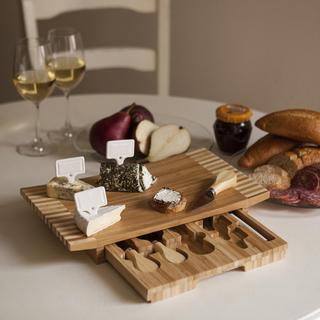 Concavo 8-Piece Cheese Board & Tool Set