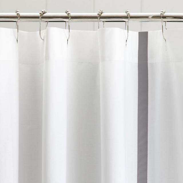 Morgan Organic Shower Curtain, 72", Flagstone