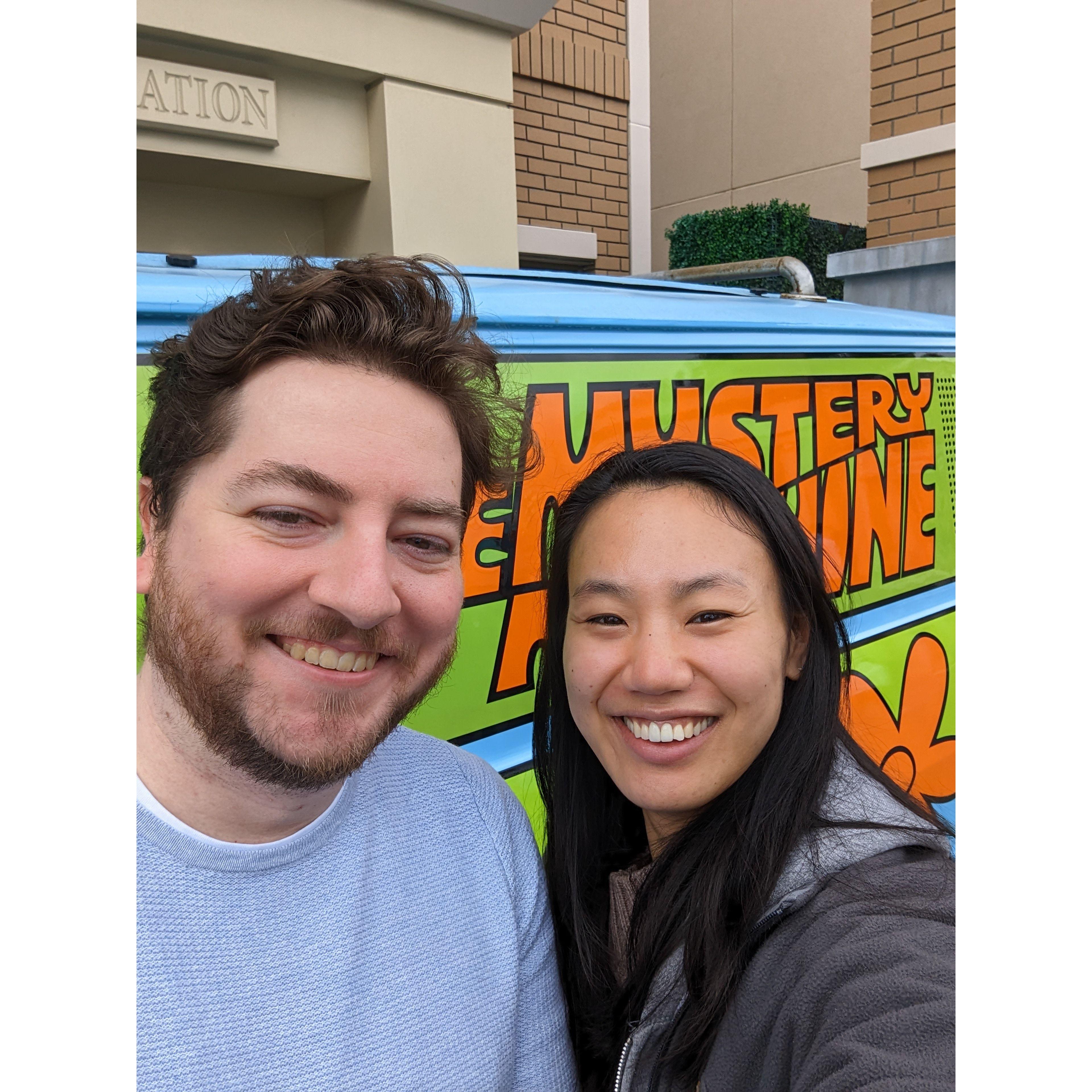 Gianna-wenna-wu, where are you? At Universal Studios.