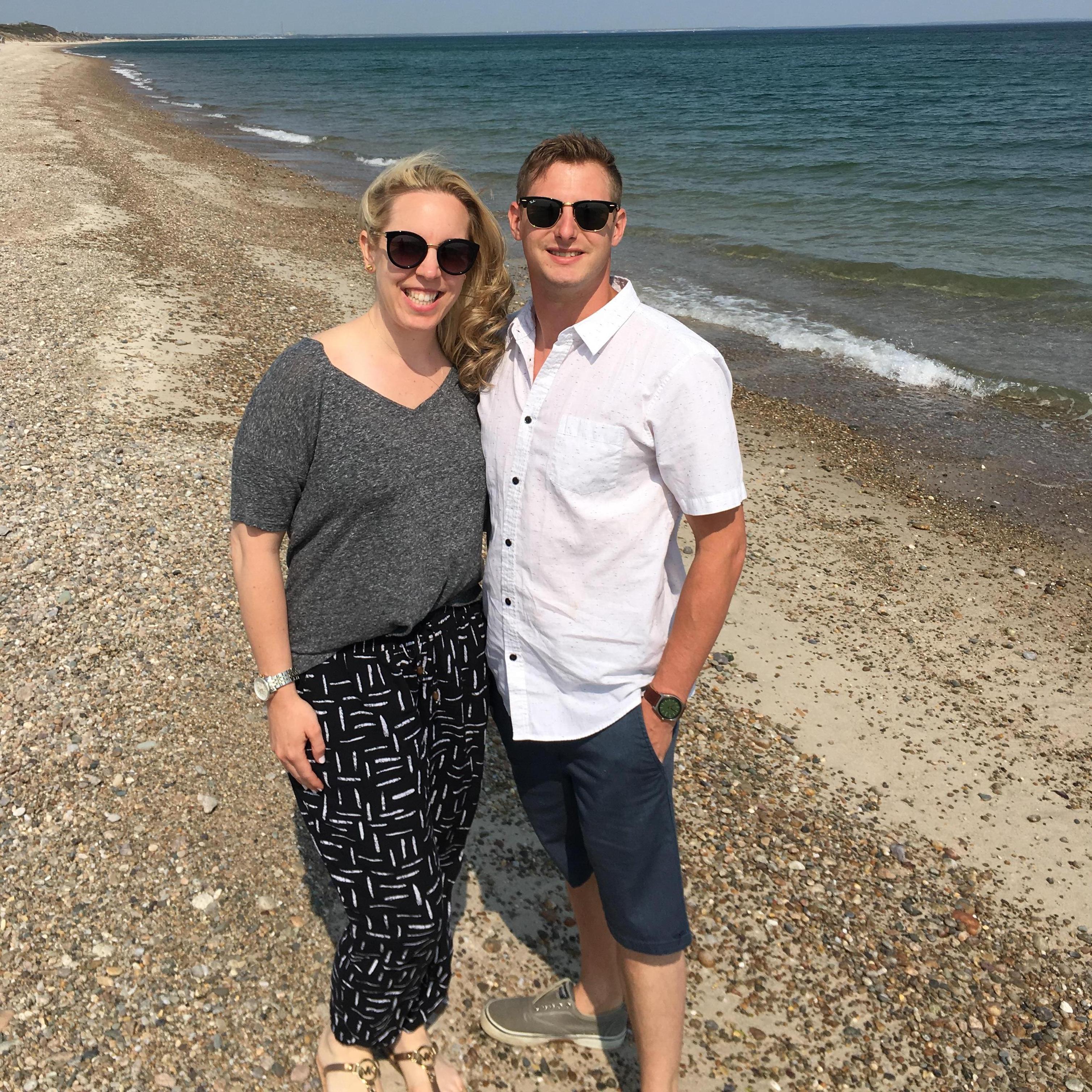 Throw back  to the beach on Cape Code where Matt used to camp as a kid in the summers.
