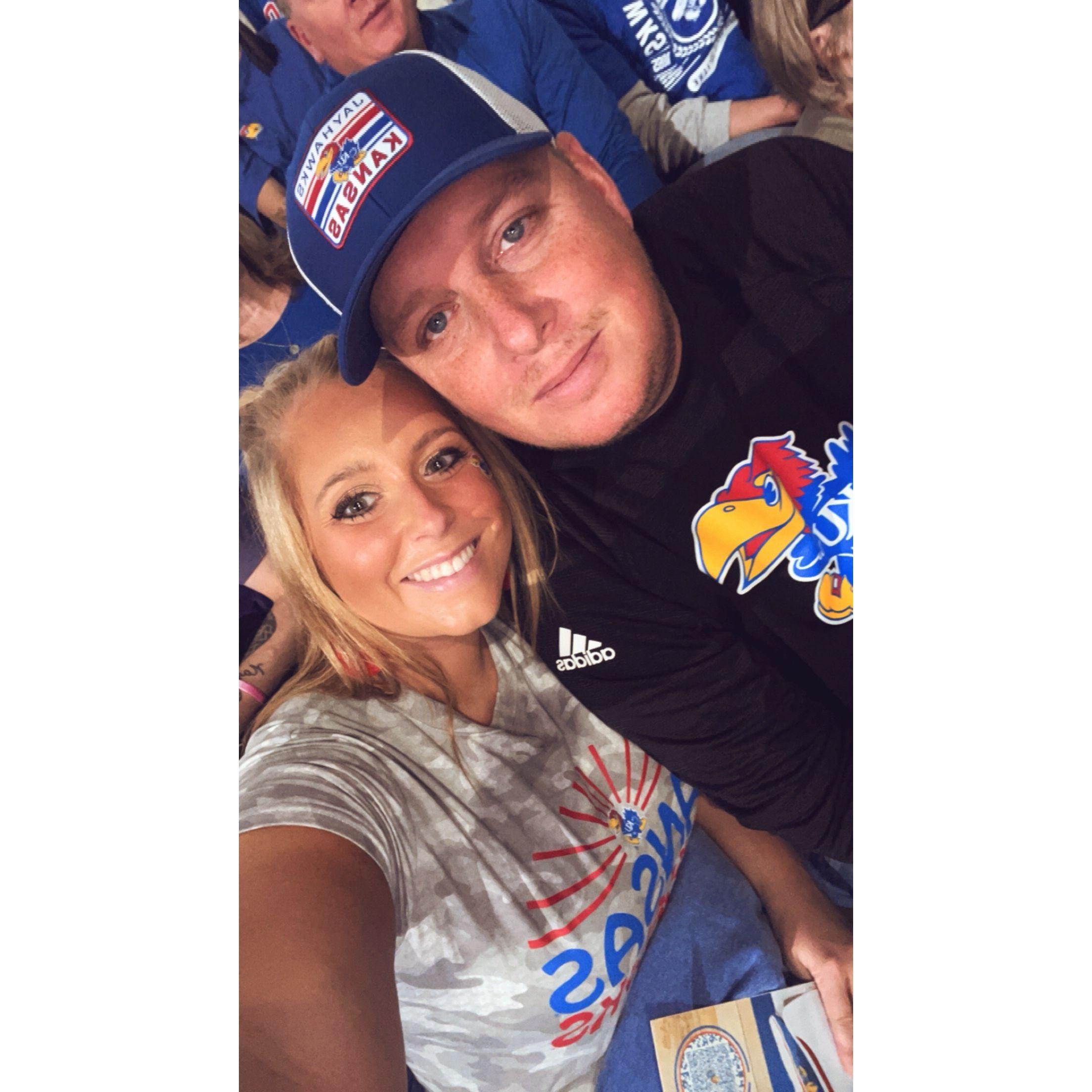 First KU basketball game together!