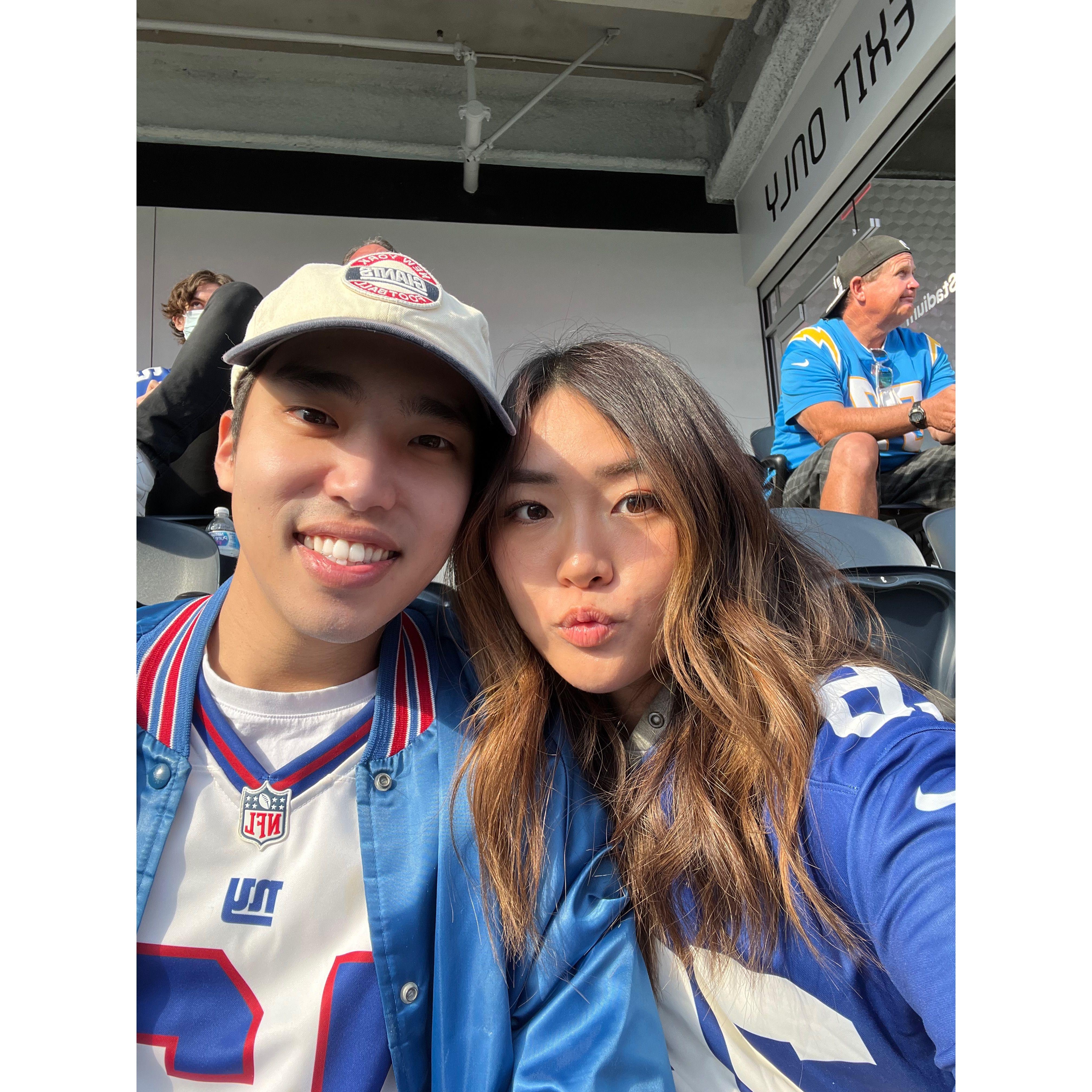 Our First Football Game