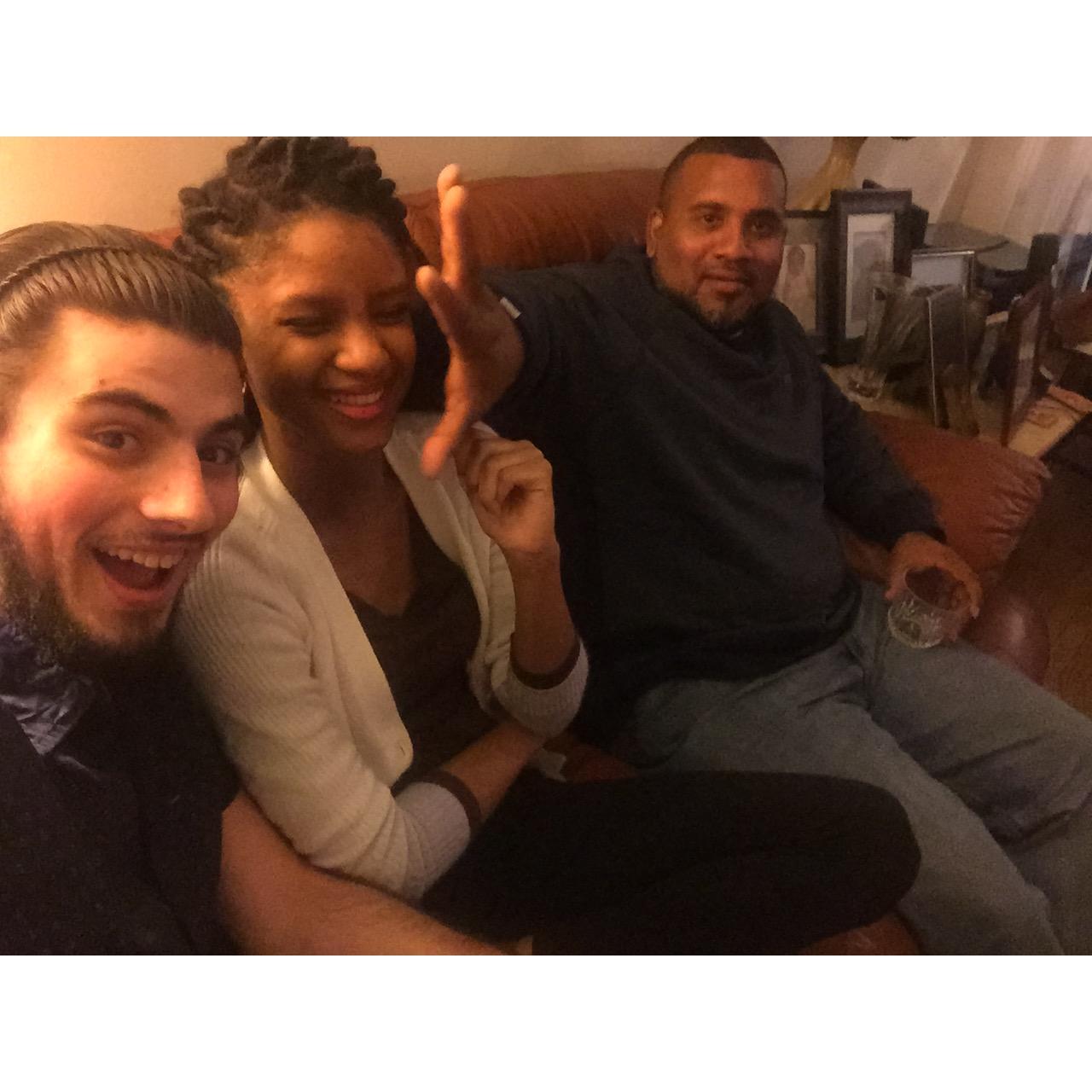 First time meeting my eldest brother. Safe to say Jonn made a good impression! Phew!