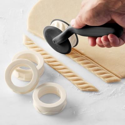 Williams Sonoma Rolling Pie Crust Impression Mold, Set of 5