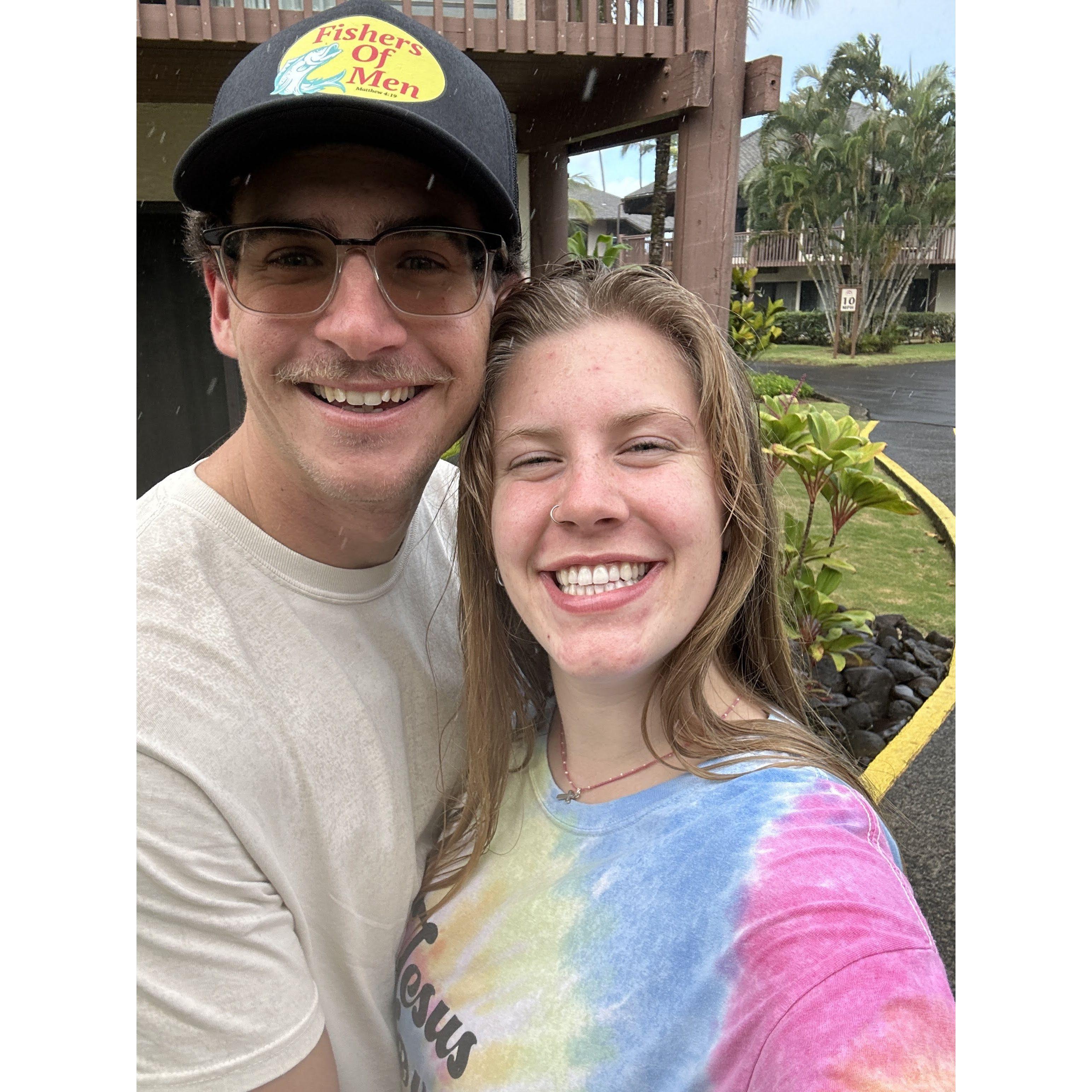 we got to visit Granite's parents in Kaua'i over Christmas break!