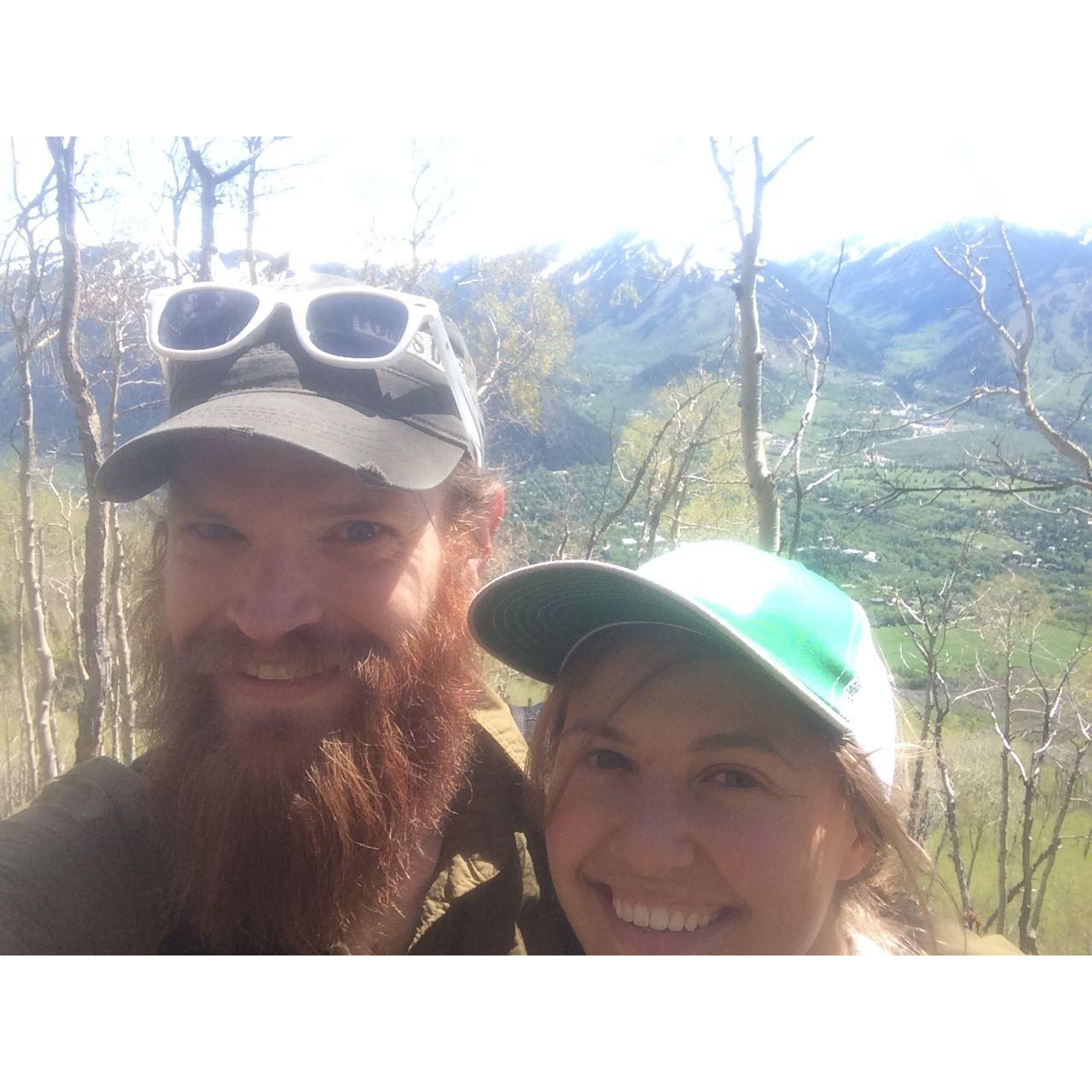 First date! 6 (oops...I mean 16) mile hike in Aspen.