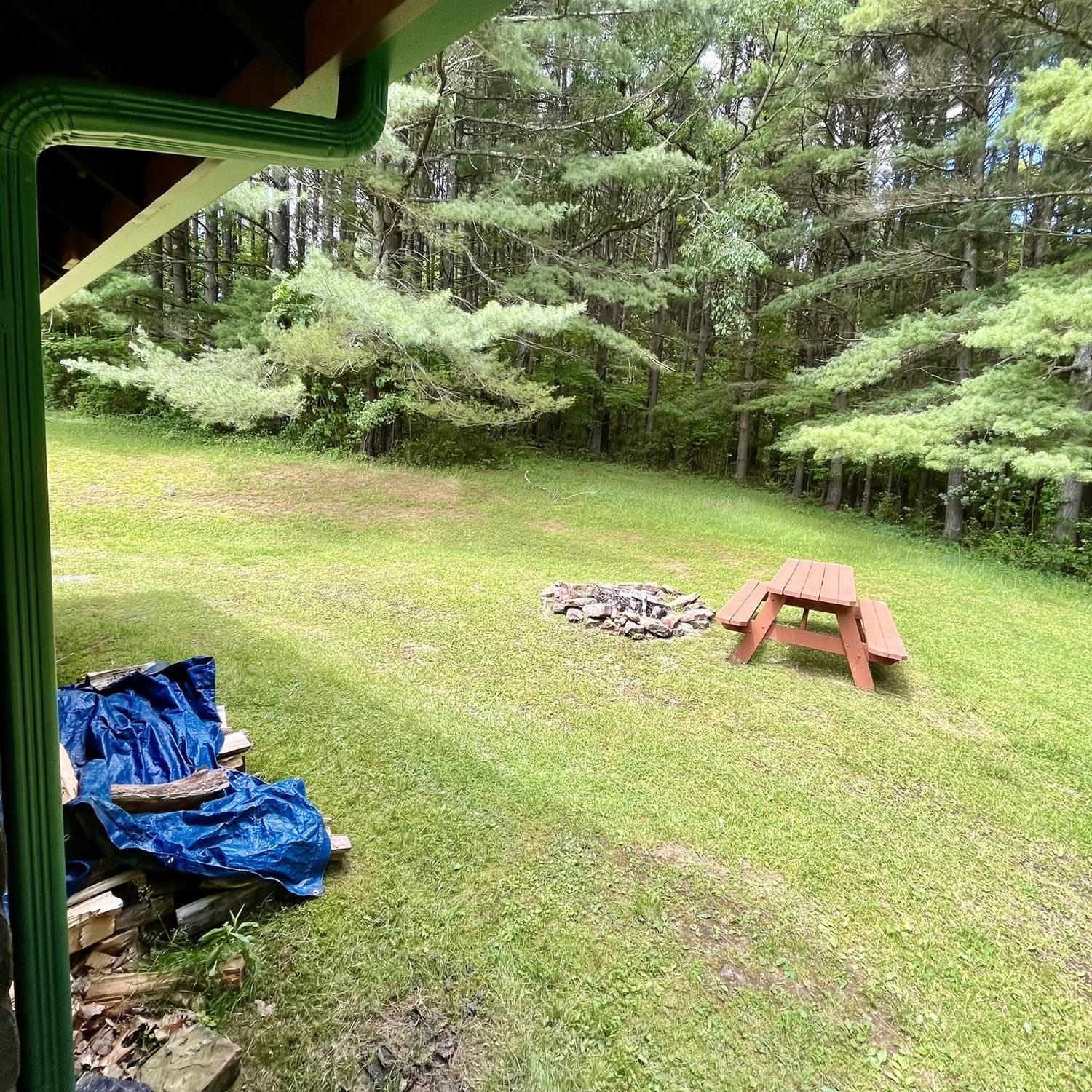 Rockwood cabin fire pit!