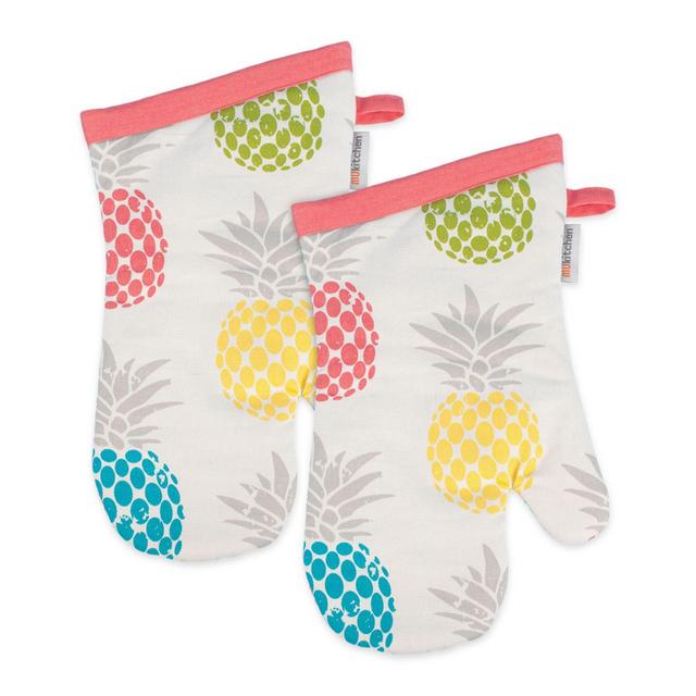 Kate Spade 3 Piece Pineapple Kitchen Towel Set