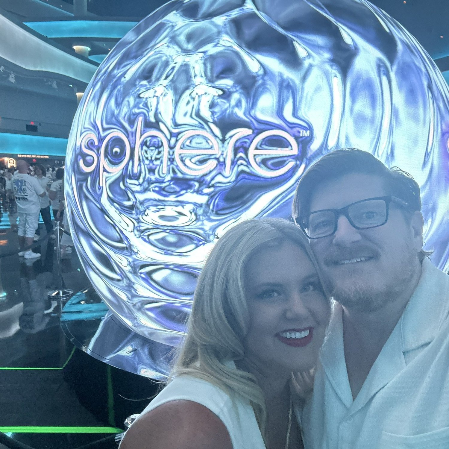 Mike took Erin to the Backstreet Boys concert at the Sphere in Las Vegas.
