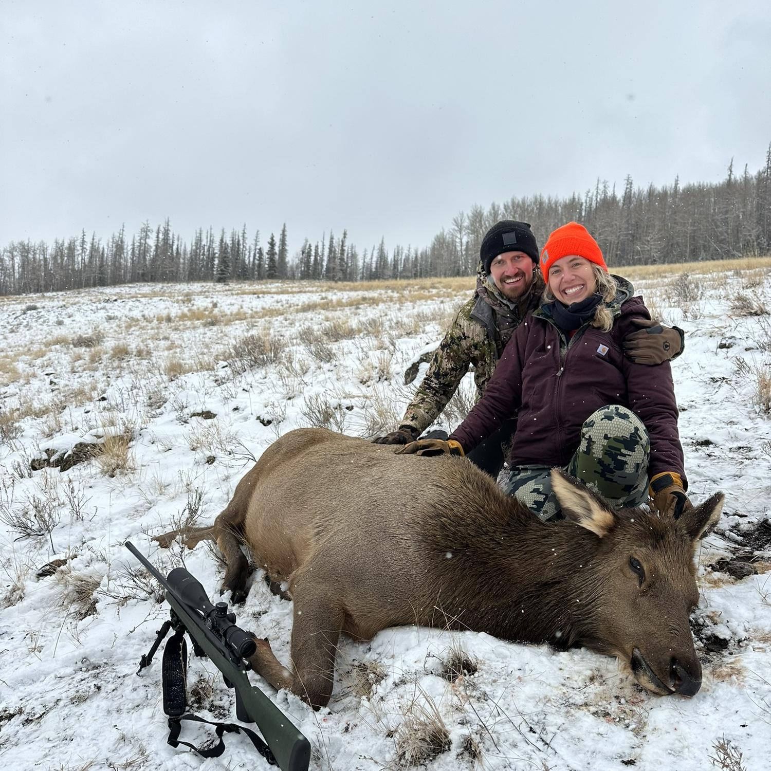 Maddie's First Cow Elk