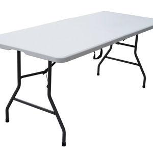 Folding Banquet Table Off White