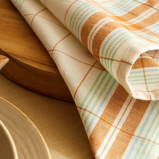 DYED THREAD KITCHEN TOWEL (PACK OF 2)