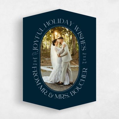 Blue Diamond Holiday Card - Ember