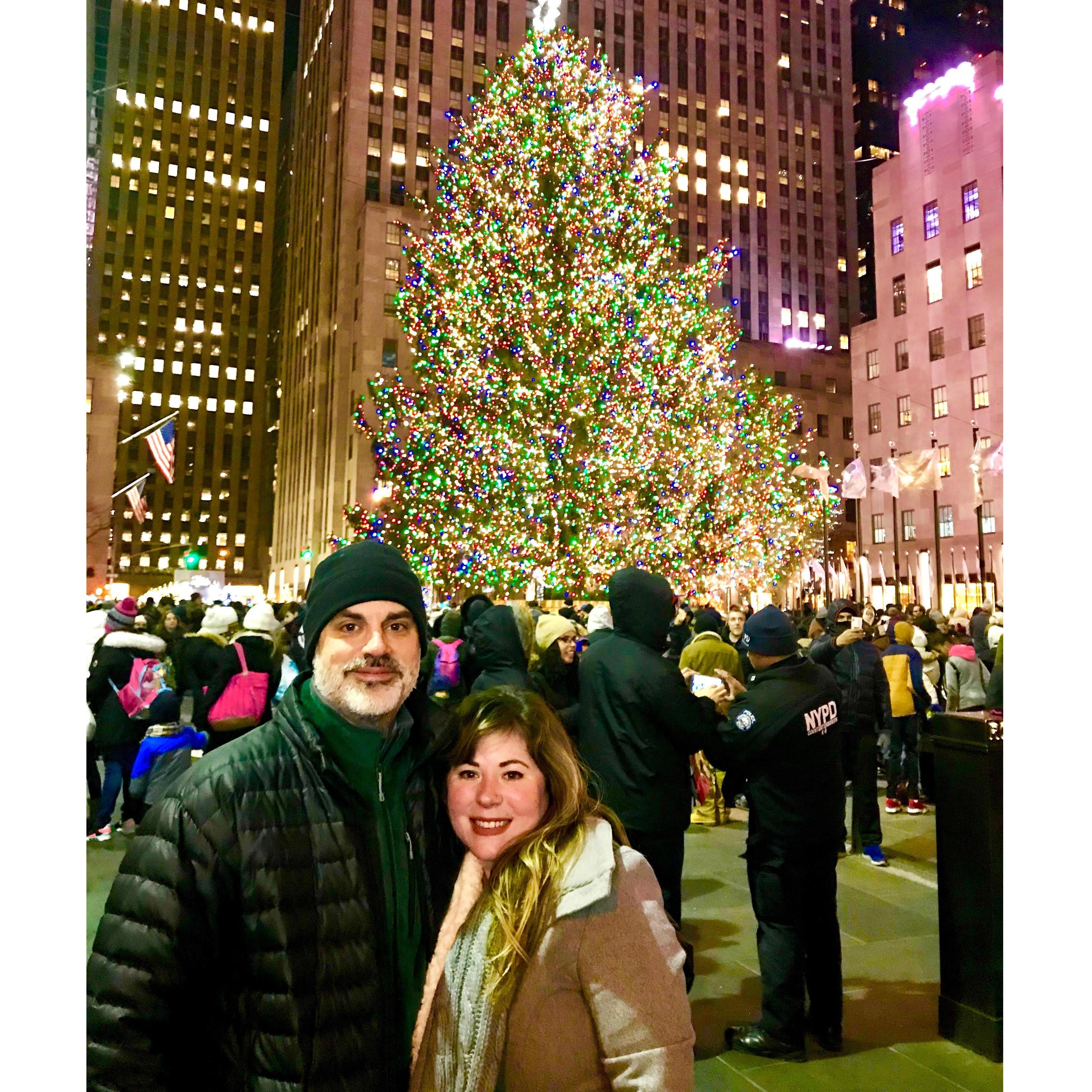 This was the first time I went to visit him in NYC for new years!