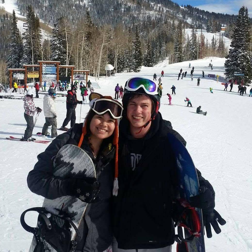 Michael moved to Colorado for the winter and Cass visited whenever possible (they moved there together the winter after).