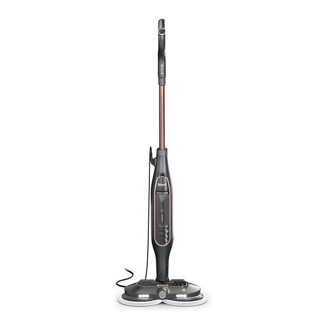 Shark S7201 Steam & Scrub with Steam Blaster Technology All-in-One Hard Floor Steam Mop with 3 Steam Modes & LED Headlights, Rose Gold/Black 7.48'' x 14.96'' x 47.44''