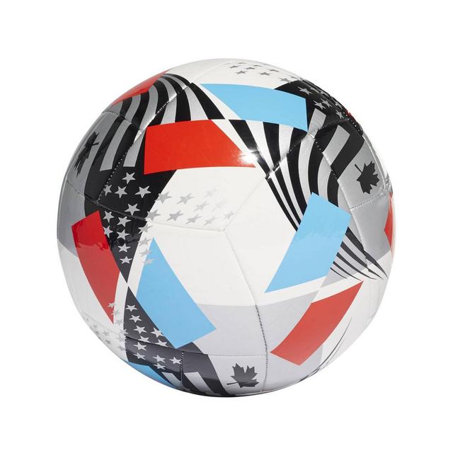 Adidas MLS Size 5 Club Sports Ball - White/Black