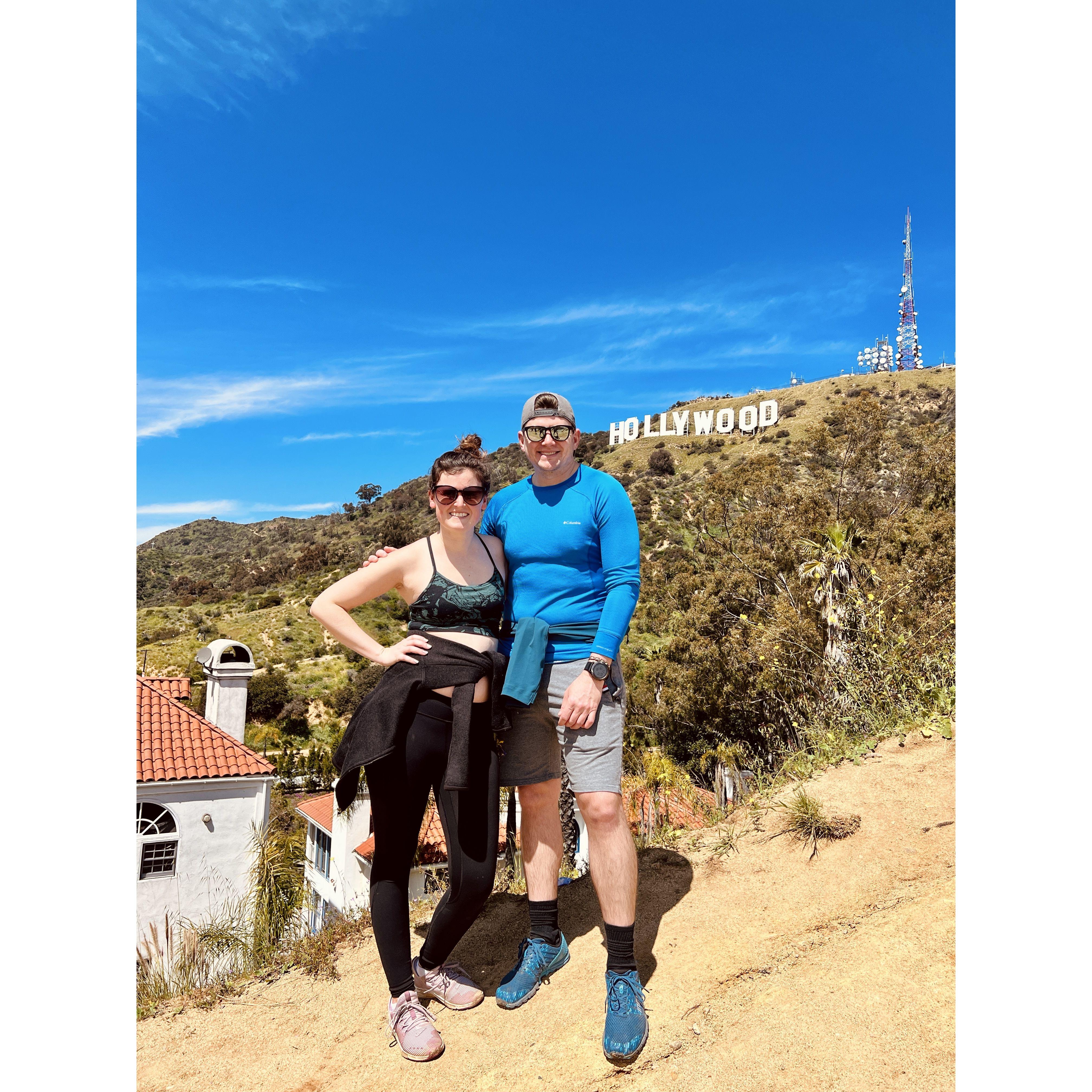 Hiking to the Hollywood Sign in LA (2023)