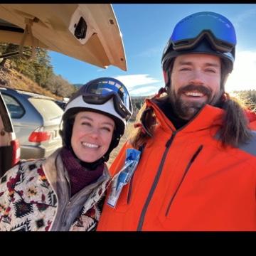 Those who ski together, stay together...