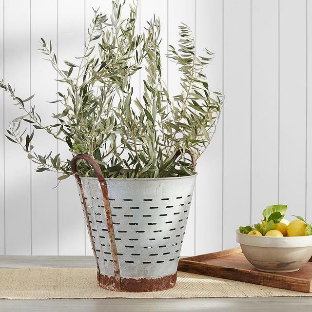 Vintage Olive Bucket