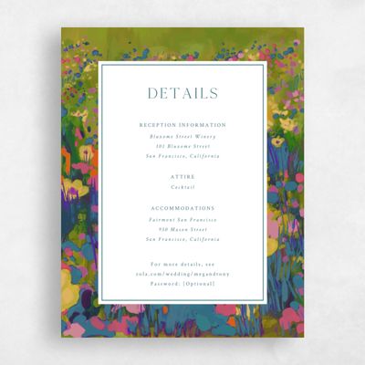 Blue Summer Wedding Enclosure - Alta