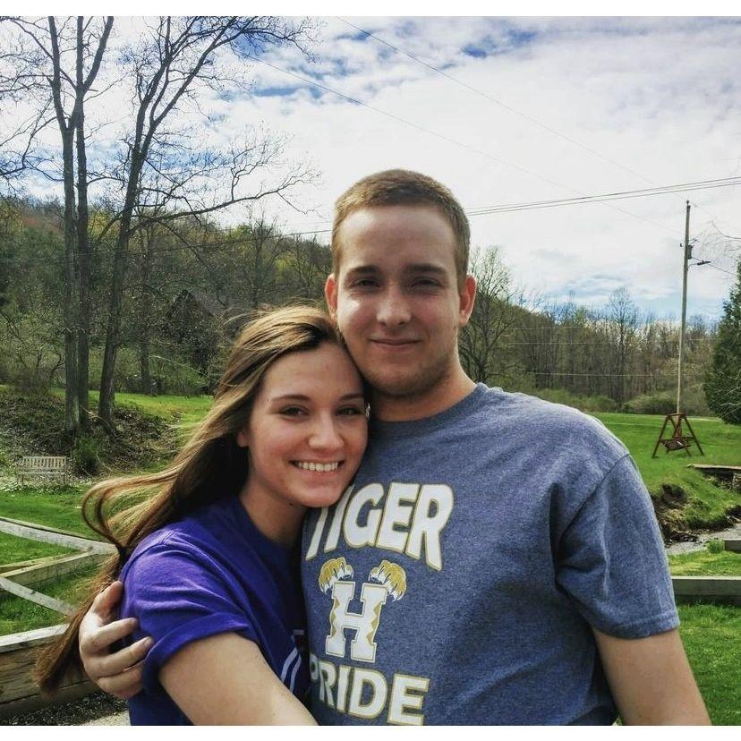 Our first photo as a couple! Easter 2019