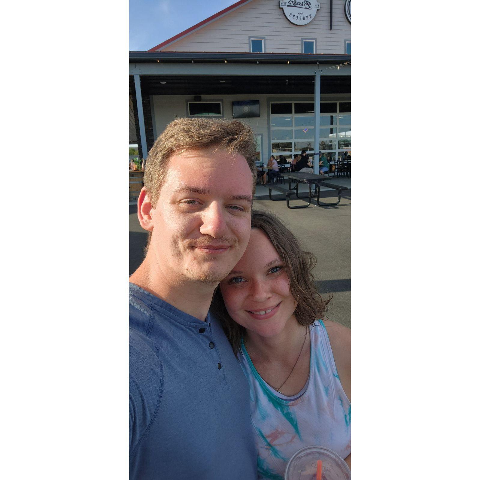 The day I fell in love with this man ~ Hannah 
Last day we spent together when we first met in person.