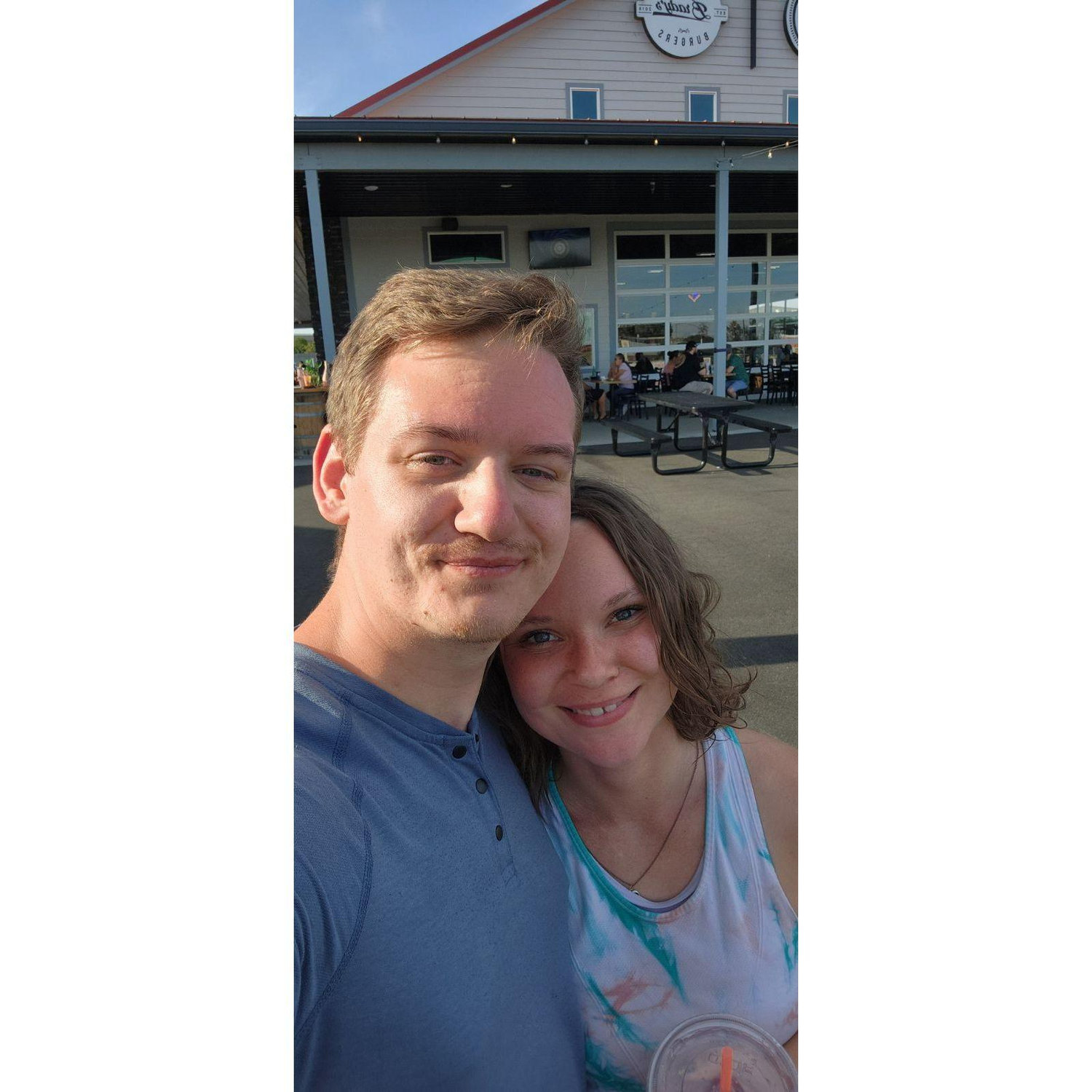 The day I fell in love with this man ~ Hannah 
Last day we spent together when we first met in person.